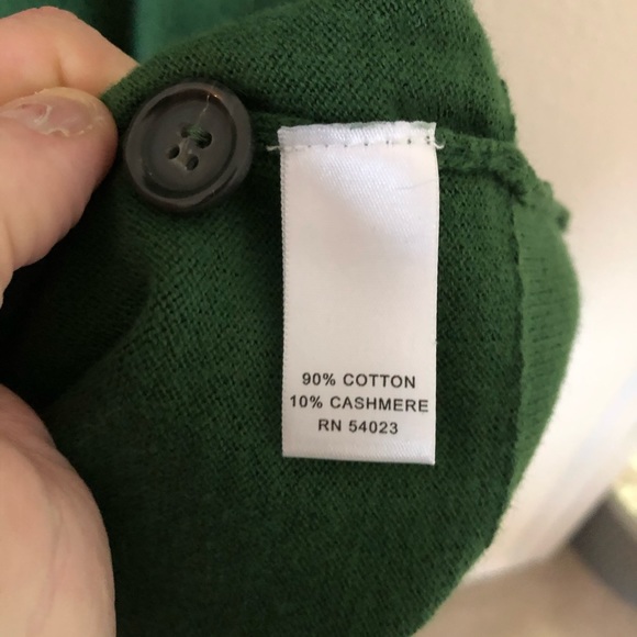 Banana Republic Quarter Button Sweater XL - Picture 4 of 5